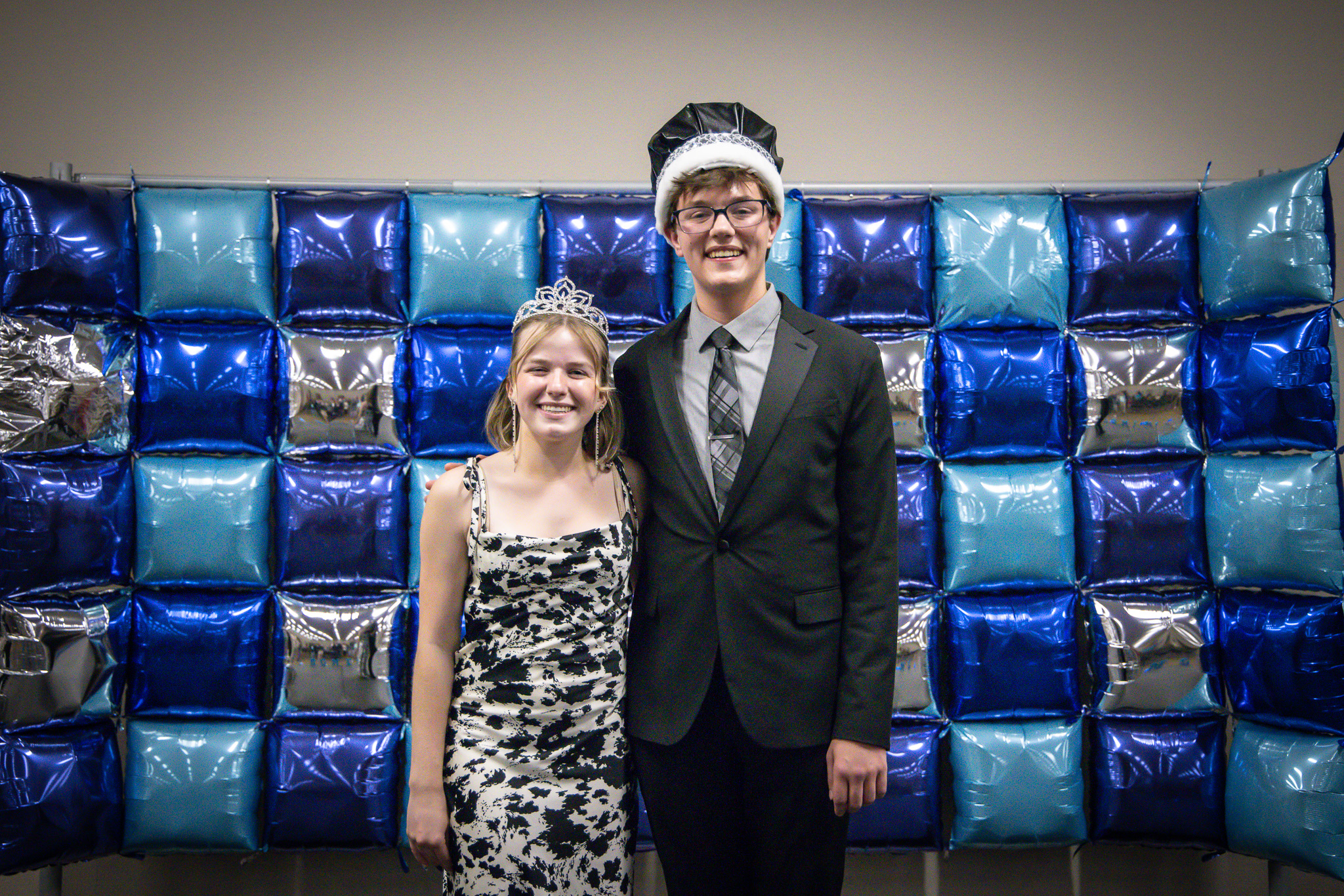 Queen Camara Raap and King Mason Norberg